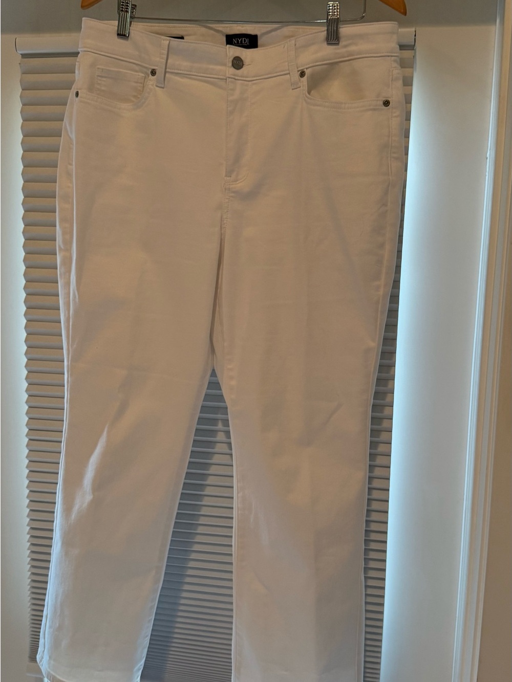 NYDJ White Straight-Leg Women's Jeans